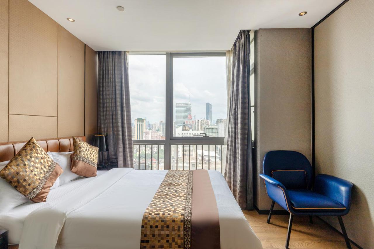 Yoyo Apartment Jiedeng Metropolis Branch, Beijing Road 광저우 외부 사진